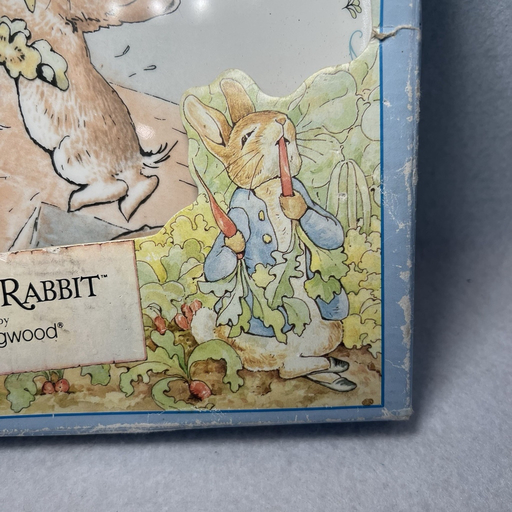 Peter Rabbit Wedgwood Peter Jump Out Collector Plate 92’ Made In England 8” - Picture 4 of 11